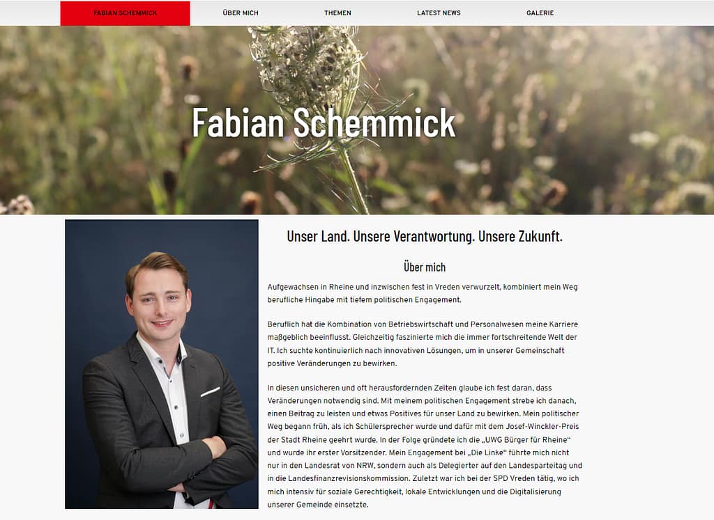 Webseite Fabain Schemmick - Schemmick IT Service - 19