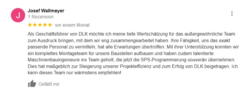 Bewertung Josef