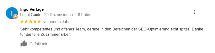 Bewertung Ingo - Schemmick IT Service - 29
