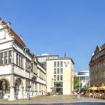 Paderborn, Rathaus und Marienkirche