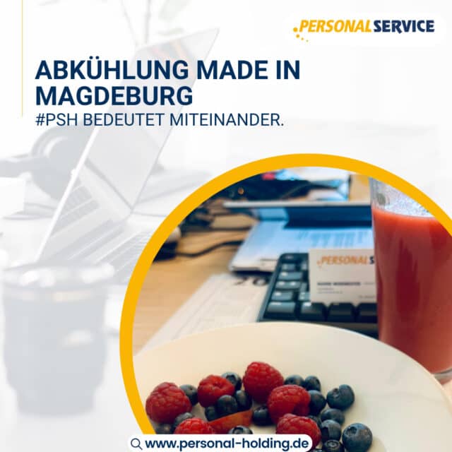 Am Mittwoch war’s richtig heiß in Deutschland – auch bei uns im Büro in Magdeburg. ☀️🌡️⁠
⁠
Unsere großartige Teamassistentin Trixi hatte die perfekte Idee: Ein bunter Vitaminteller und ein eiskalter Smoothie direkt an den Schreibtisch. 🍇🍓🍉 So viel Fürsorge, so viel PSH-Spirit – das macht unser Team besonders. 💚⁠
⁠
Danke, Trixi – für diesen erfrischenden PSH-Moment!⁠
⁠
Und jetzt seid ihr dran:⁠
💬 Wie habt ihr die Hitze im Büro überstanden?⁠
🧊 Habt ihr Tricks gegen heiße Arbeitstage?⁠
⁠
#PSHMagdeburg #Teamspirit #HitzeImBüro #SommerOffice #Wertschätzung #WirSindPSH #KleineGestenGroßeWirkung #PersonalService