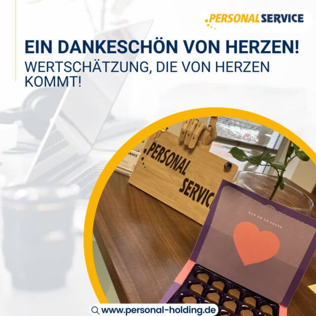 Dankbarkeit, die verbindet! 🧡⁠
⁠
Heute haben wir eine ganz besondere Überraschung von einem unserer Mitarbeiter:innen erhalten – ein süßes Dankeschön für die gute Zusammenarbeit und unseren Einsatz bei der Jobsuche. Solche Momente zeigen uns, warum wir lieben, was wir tun! 💪⁠
⁠
Wir freuen uns, Menschen auf ihrem beruflichen Weg zu begleiten und sind stolz darauf, wenn sie in ihrem neuen Job glücklich sind. Danke für dein Vertrauen! 😊⁠
⁠
💡 Du suchst auch einen Job, der zu dir passt? Wir helfen dir gerne!⁠
📞 Jetzt Kontakt aufnehmen: www.personal-holding.de⁠
⁠
#Erfolgsgeschichten #Dankbarkeit #JobsDiePassen #PersonalService #Wertschätzung #KarriereMitHerz