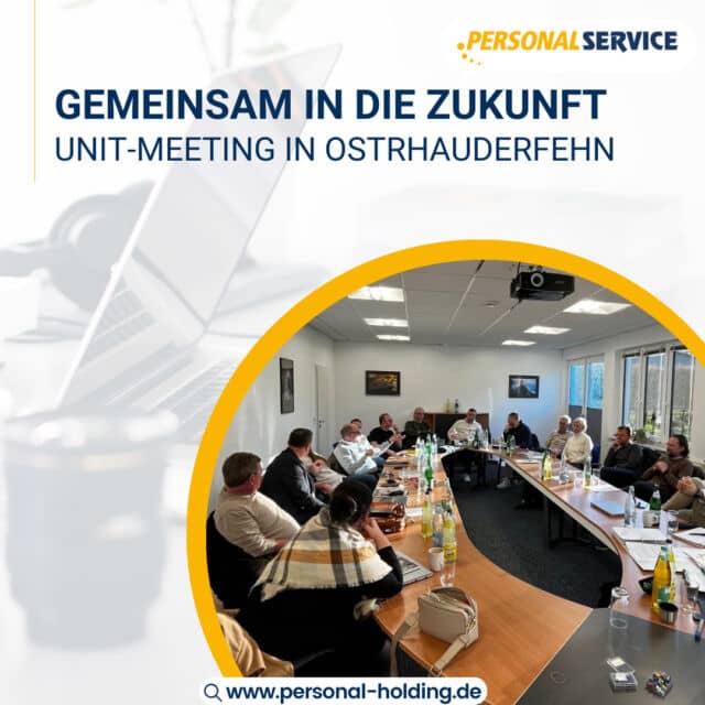 🌟 Erfolgreiches Unit-Meeting in Ostrhauderfehn – Austausch & Zukunftsplanung!⁠
⁠
Fast alle Geschäftsstellenverantwortlichen kamen zu einem inspirierenden Unit-Meeting in Ostrhauderfehn zusammen. 💼⁠
⁠
Neben wichtigen fachlichen Themen und einem Ausblick auf die Zukunft von Personal Service nutzten wir die Gelegenheit für wertvollen Austausch, Networking und einen entspannten Klönschnack. Gemeinsam wachsen wir weiter – stark als Team! 💪⁠
⁠
#UnitMeeting #Teamwork #Networking #PersonalService #GemeinsamStark