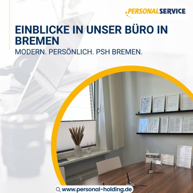 So sieht modernes Arbeiten bei PSH Bremen aus! 💼✨⁠
⁠
Ein kleiner Einblick in unseren Standort in Bremen: Helle Räume, moderne Ausstattung und eine Atmosphäre, in der man sich direkt wohlfühlt.⁠
⁠
Hier wird nicht nur gearbeitet – hier wird miteinander gestaltet. Unser Team lebt den Zusammenhalt: Vom morgendlichen Kaffee bis zur gemeinsamen Mittagspause. Und ja – gekocht wird hier auch regelmäßig selbst. 🍽️⁠
⁠
Ein Arbeitsplatz, der nicht nur funktional ist, sondern auch Persönlichkeit hat.⁠
⁠
#PSHBremen #Büroeinblick #Wohlfühlatmosphäre #ModernesArbeiten #Teamkultur #JobsDiePassen #PersonalService #NewWork #BüroAlltag